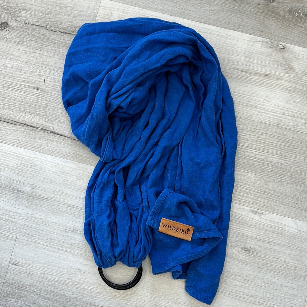 Wild Bird Modal "Kingfisher" Royal Blue Ring Sling with Black Rings